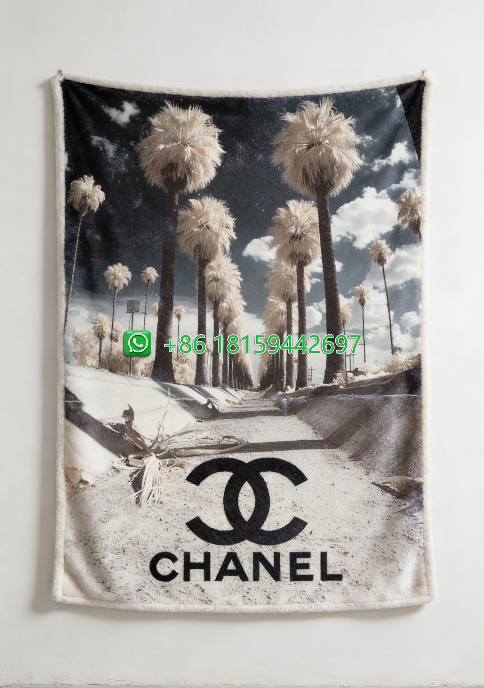 Chanel Throw Blankets